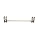 Spectrum Diversified 76471 Over-The-Door Towel Holder, Brushed Nickel