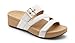 Vionic Women's Pacific Rio Platform Sandal White Snake 9 M US
