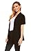 Red Hanger Cardigans for Women - Short Sleeve Womens Open Cardigan Sweaters (Black-XL)