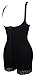 Supplim Women Waist Trainer Corset Shapewear Waist Cincher Body Shaper Bodysuit,Black,X-Large