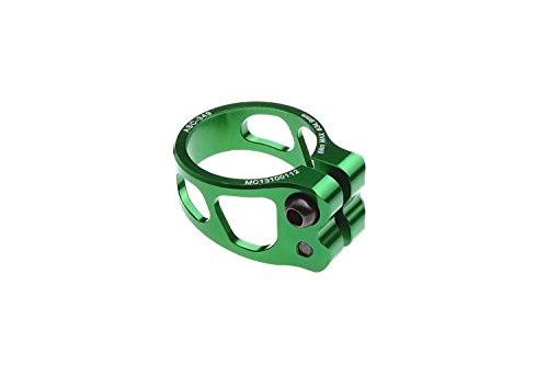 MOWA ASC Road Cyclocross CX Mountain Bicycle Mtb Bike Cycling Alloy Seatpost Clamp 31.8 and 34.9 (Green, 34.9mm)