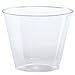 Hard Plastic Tumblers 9 oz. Party Cups/Old Fashioned Glass, 50 Count Drinking Glasses, Crystal Clear