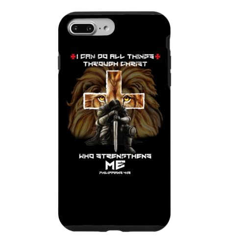 Religious Gifts For Men Dad Lion Cross Christian Fathers Day Case for iPhone 7…