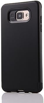 For Samsung Galaxy A7(2016) A9 Shockproof Case Back Cover Case Solid Color Hard PC A5(2016) A3(2016) A7 A5 ( Color : Black , Compatible Models : Galaxy A5 )