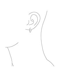 Simple Tube Hoop Clip On Earrings For Women Non Pierced Ears Rose Gold .925 Sterling Silver Brass Clip .75 Dia