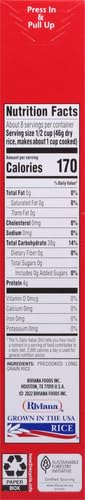 MINUTE WHITE RICE, INSTANT WHITE RICE FOR QUICK DINNER MEALS, 14-OUNCE BOX