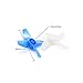Humming FPV Props 20pcs 40mm 4-blade Micro Whoop Propellers with 1.0mm Shaft for Inductrix FPV Plus Kingkong Tiny 7 etc