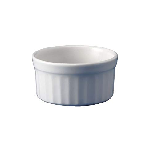 Cookware Ramekins White Stackable 9cm