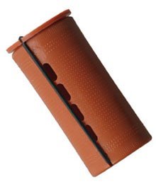 Jumbo Concave Perm Rods * Brown * 1 1/2" Diameter * 6 Rods Per Bag