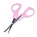 CoscosX Top Rated Baby Nail Clippers Set with Scissors and Nasal Tweezer,Child Toddler Grooming & Healthcare Kit and Shower Gift for All Children, Newborns, or Infants (Pink)