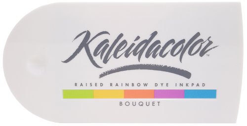 Tsukineko 5-Color Kaleidacolor Dye Inkpad, Bouquet