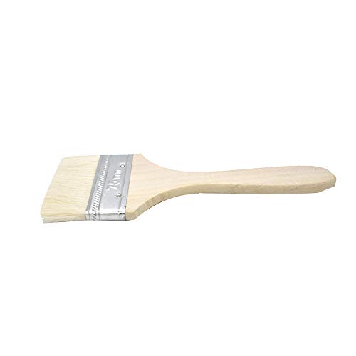 Pastry Brushes Set with Wooden Handle, Woolen Bristle, for Spreading Butter, Egg Wash or Marinade to Pastries, Dessert, Bread Dough or Meat,3Pcs (2'' 3'' 4'')