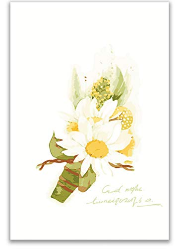 Dirart Sans Cadre Peinture Digitale Fleurs Peinture Photos