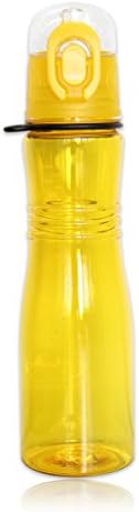 Hontay 23OZ Flip Top Tritan Water Bottles with Proof Leak Lid(Yellow)