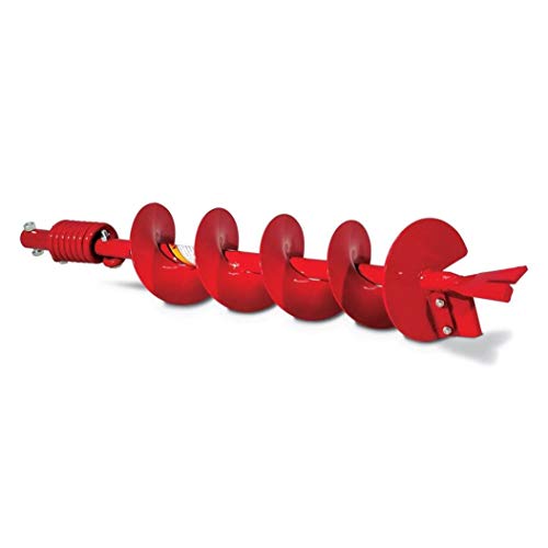 Earthquake Auger Fishtail Point Replaceable Post Hole Digger Bit, 10" & 6" Bits