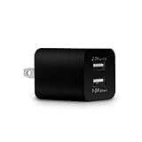 DP Audio Video WC210BL Dual USB Wall Charger for iPad, iPhone and USB Powered Device (Black)