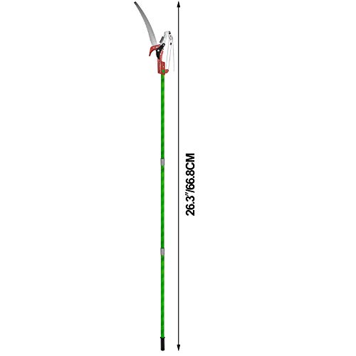 VEVOR Adapter-Baumsäge mit feststehendem Blatt für Schneidgiraffen 8 m, Astsäge für kleine Sägearbeiten mit 8 m… – Bild 3