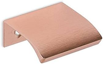 Satin Copper Tab Finger Drawer Pulls Three Sizes Available 1