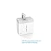 ABTOR 2.1A Dual USB Charger with 2-Port and Foldable Plug for iPhone 7/7 plus/SE/6S/6S plus/6/6 plus/ iPad Air 2 / mini 3/Google Pixel/Galaxy S7/Galaxy S7 Edge/LG G5 and More (1Pack,White)