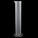uxcell 1000mL Clear White Plastic Hex Base Graduated Cylinder