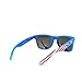 SHADERZ Classic Navy Frame Retro 80's American America Sunglasses Gold Lenses (Multicolor)