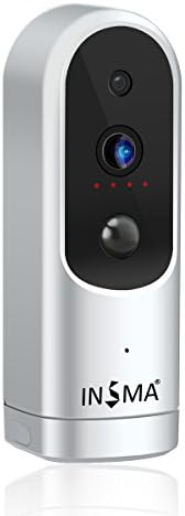 INSMA Wireless Security Camera, 960P WiFi Camera 120 Days Standby with Rechargeable Battery, PIR Motion Detection, HD Night Vision Two Way Audio
