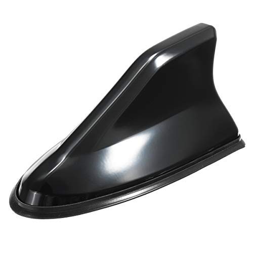 Viviance Universal Auto Car Shark Fin Roof Antenna Aerial AM FM Radio Decorate (Black)