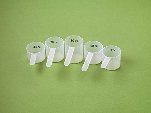 43 cc (3 Tablespoon | 1.5 Fl Oz. | 43 mL) Long Handle Scoop for Measuring Coffee, Grains, Protein, Spices and Other Dry Goods (Pack of 1) BPA FREE