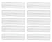 Styla Hair Headbands for Women Stretch Fashion Headbands 10 Pack Non-Slip Head Wraps Great for Spa, Sports, Yoga, Pilates, Running, Gym Headband, Workouts (White)