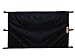 The Stair Barrier Baby and Pet Gate – Banister-to-Banister - Retractable Fabric Safety Gate Wide and Regular Sizes - Made in the USA – Black