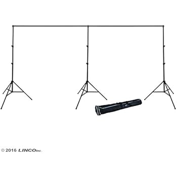 backdrop linco lincostore background 9x20 duty heavy feet stand support kit system