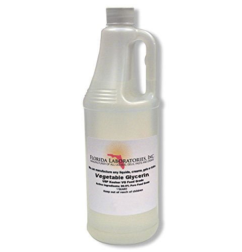 One Quart (32 oz) Vegetable Glycerine / Glycerin USP VG Kosher 99.9% Pure Food Grade