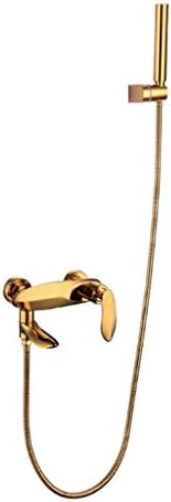 Shower Systems Shower System Hand Shower Bathtub Shower Faucet Wall-Mounted Bathtub Shower (Color : Gold)
