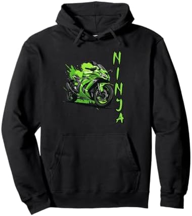 Amazon.com: ZX6R Ninja 300 H2 650400 Squad Pullover Hoodie