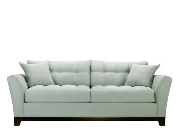 Amazon Com Fontana Hydra Blue Microfiber Sleeper Sofa Kitchen