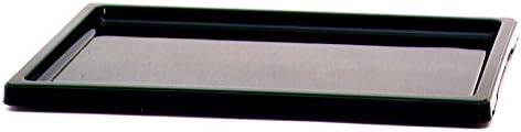 Crespi Bonsai V294/1 for Bonsai, Saucer, Black, 23 x 16 x 2 cm