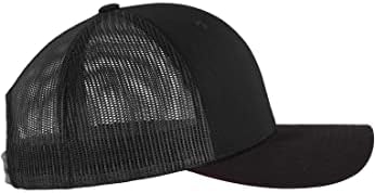 6606-RetroTrucker, Cappellino da Baseball Unisex - Adulto, Nero (Nero 6606), Taglia Unica