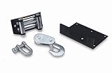 Superwinch 2302001 Kit - ATV Accessory Kit for LT2000, includes mount plate, roller fairlead, pulley block, D-shackle