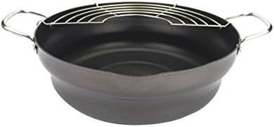 SweetDays Nonstick Tempura Fryer Pot with Drainer