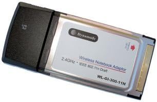 Dynamode WL-GI-300-11N 802.11n Wireless PCMCIA CardBus Adapter 300Mbps
