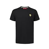 Ferrari Men's Black Classic Crew Neck T-Shirt