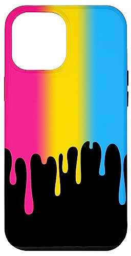 Pan Pride LGBT+ Colorful Dripping Rainbow Pansexual Case for iPhone 12 Pro Max