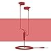 UiiSii C100 Earphones In-ear Earbuds Headphones with Microphone (Red)