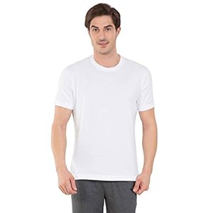 Jockey 2714 Men’s Super Combed Cotton Rich Solid Round Neck Half Sleeve T-Shirt