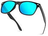 WearMe Pro - Wayfarer Sunglasses Revo Large Mirror Lens Sunglasses