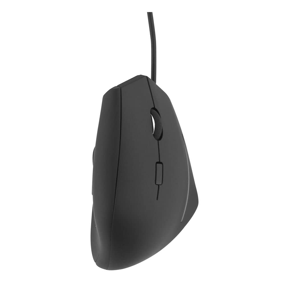 T'nB MUERGOV Ergonomic Mouse with Cable Vertical Black