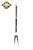 BBQ Grill Brush + Stainless Steel Fork By Home Supreme Products,18" with 3X Super Thick Brushes Long Handle. Great for Charcoal, Weber, Gas, Electric, Porcelain & Infrared FREE HANDY BAG.
