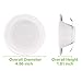 hykolity 12 Pack 4 Inch Selectable CCT LED Recessed Lighting, Baffle Trim, CRI90, 800lm, 10W=80W, 2700K/3000K/3500K/4000K/5000K Adjustable, Dimmable Recessed Lighting, Damp Rated LED Can Lights, ETL