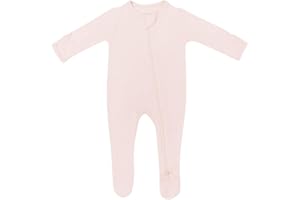 KYTE BABY Unisex Zipper Closure Footies, Rayon Made From Bamboo, 0-24 Months