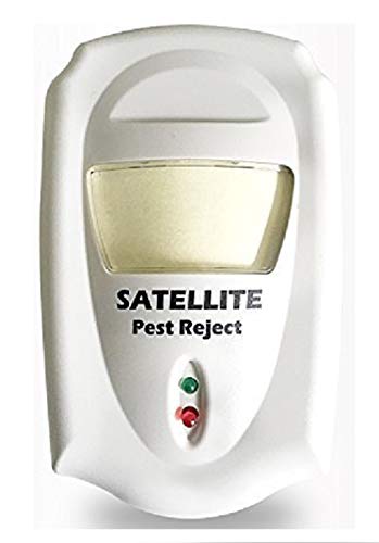 Ultrasonic Pest Reject Pest Repeller with LED Night Light-for Indoor Use! Ideal Pest Rejest for Ants, Roaches, Spiders, Mosquitoes, Small Rodents and More-No Batteries Needed and No Chemical